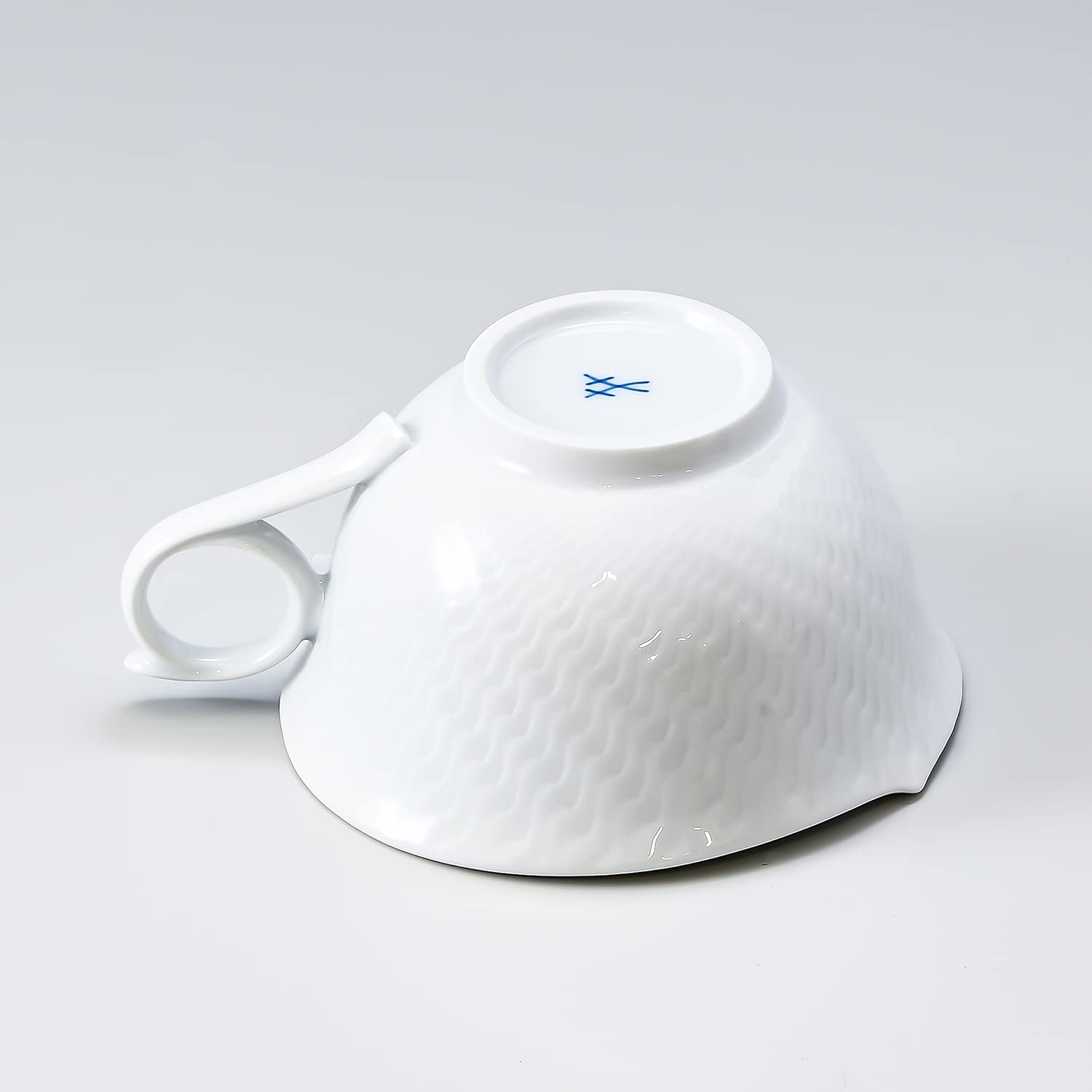 MEISSEN - 【美品】マイセン　コーヒー カップ&amp;ソーサー　波の戯れ　2客 マイセン ペアコーヒーカップ＆ソーサー 2客セット 容量約200ml